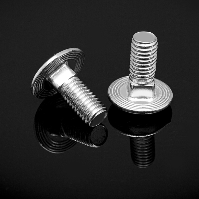 Pernos de cuello cuadrado con cabeza de seta de acero inoxidable DIN603 Pernos de cuello cuadrado con cabeza de seta de acero inoxidable DIN603