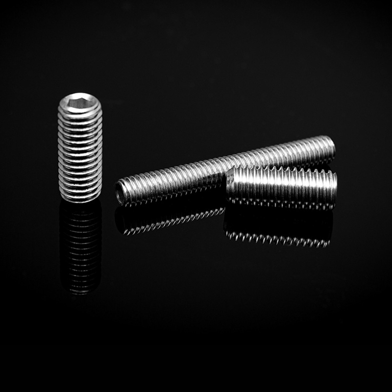 Tornillos de presión del zócalo del hexágono del acero inoxidable del estruendo 913 con el punto plano Tornillos de presión del zócalo del hexágono del acero inoxidable del estruendo 913 con el punto plano